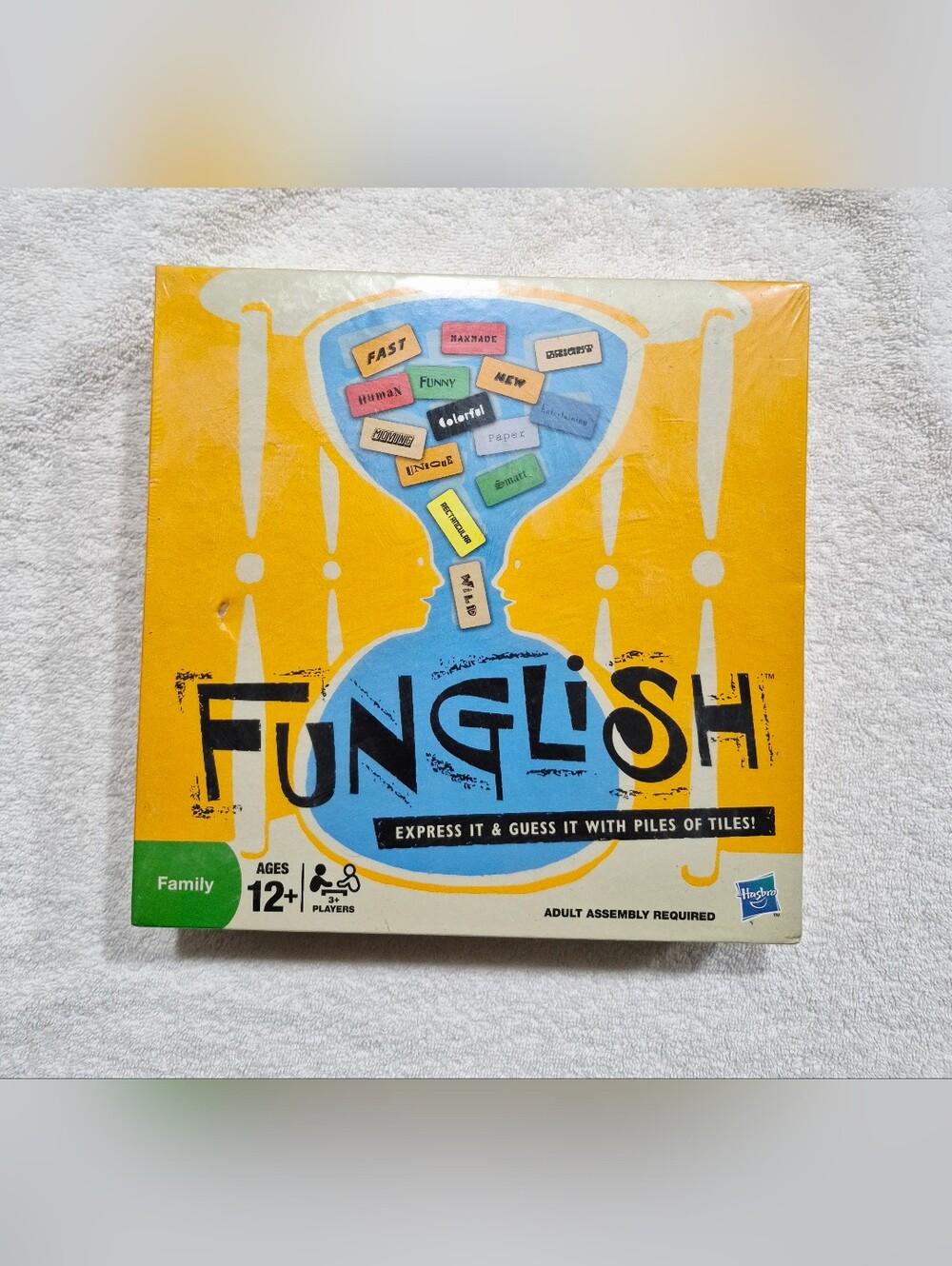 Hasbro Funglish NIB Sealed Board Game Ages 12+ 3+ Players